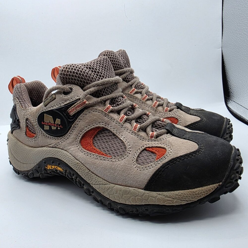 Merrell Chameleon Gore Tex XCR Low Womens Size 9 Gray Hiking Shoes Outdoors Walk